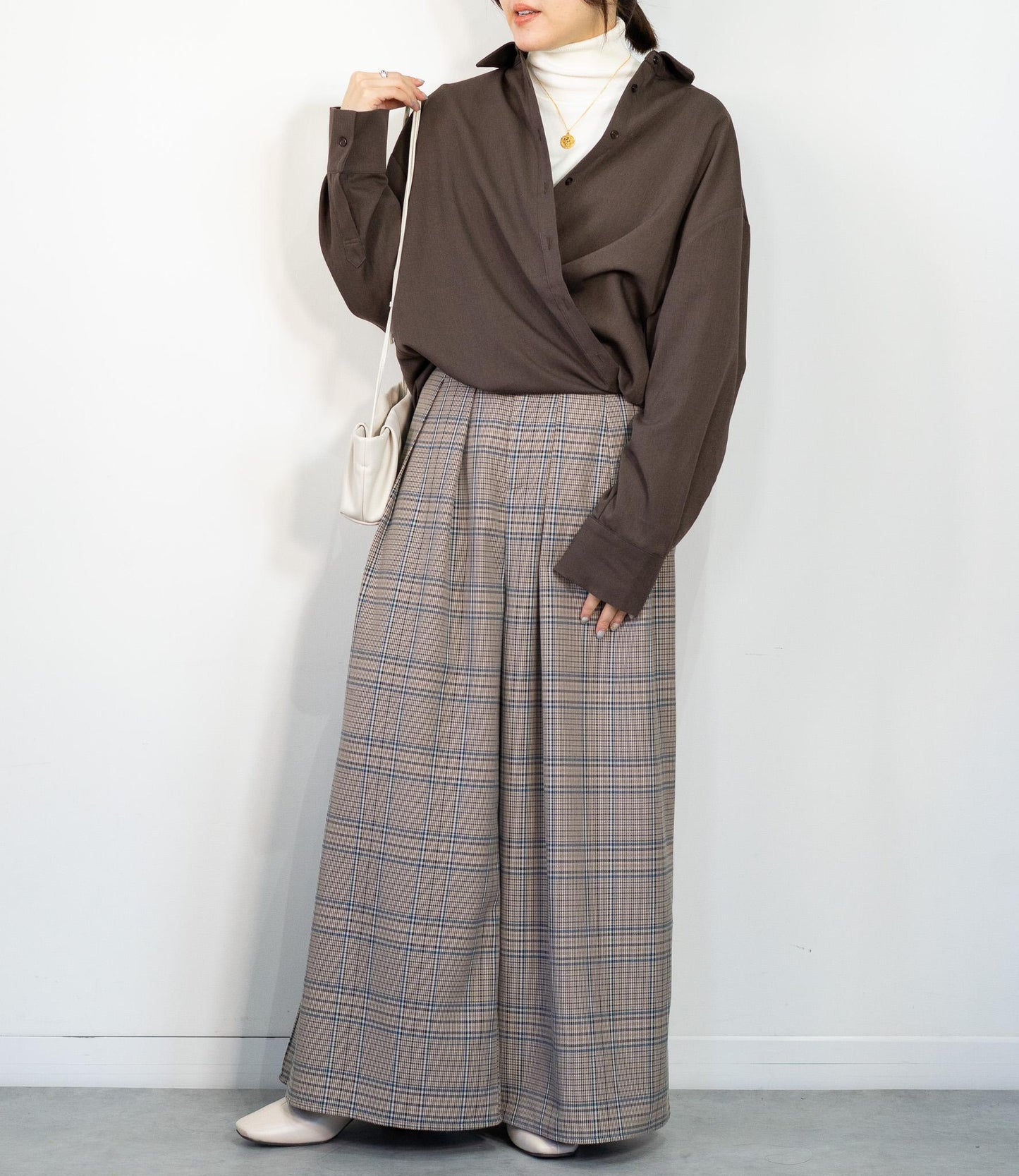 カシュクールマニッシュシャツ