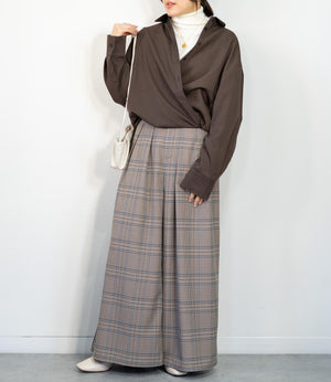 カシュクールマニッシュシャツ