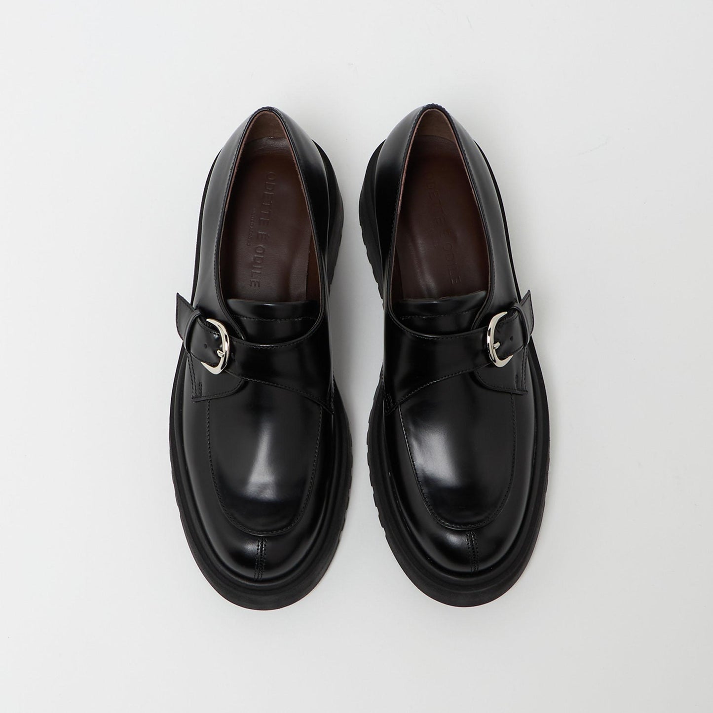 モンクストラップボリュームソールフラット55↑