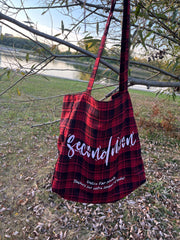 赤チェックトートバッグ – &DROBE (アンドローブ)