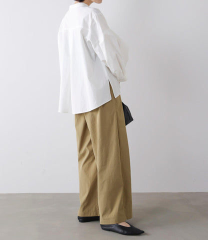 【UVカット】ストレッチテックチノワイドパンツ