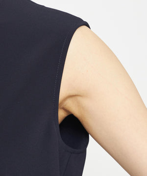 クールタッチツイル スリットブラウス