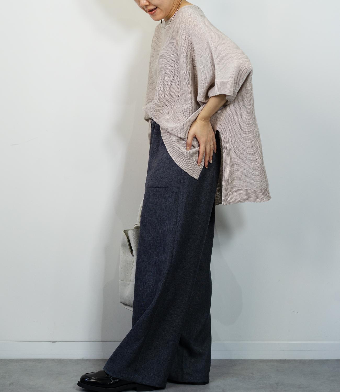 ツイードライクイージーパンツ