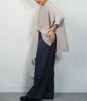 ツイードライクイージーパンツ