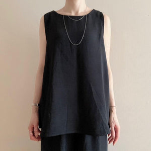 ノースリ ワイドスラックスセットアップ