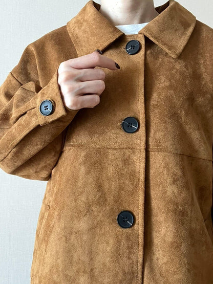 スエードライクオーバージャケット