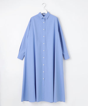 タンブラーコットンブロード シャツワンピース