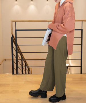 ワイドストレートパンツ