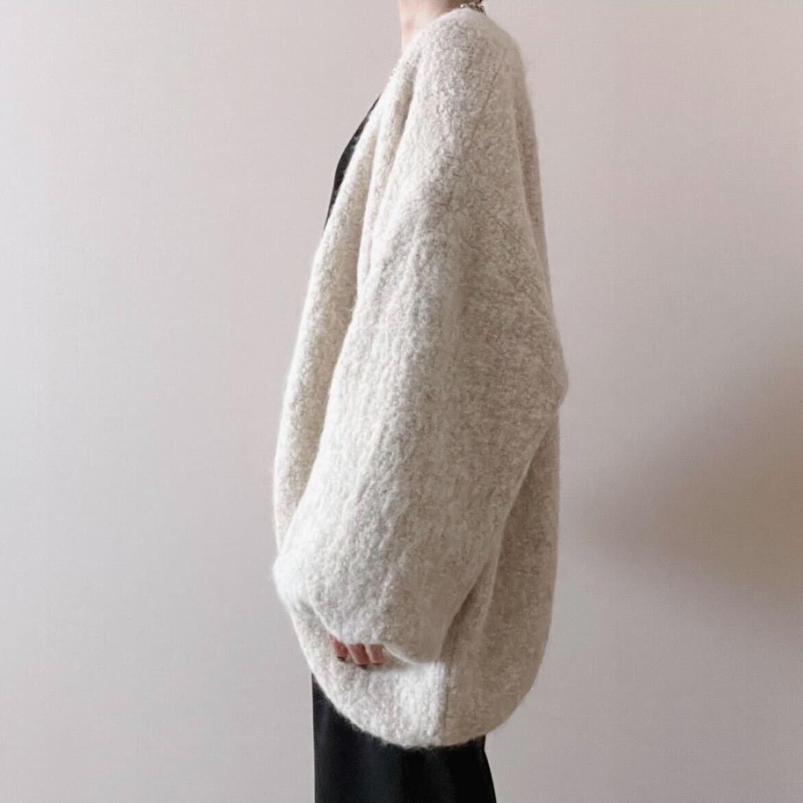 パフスリーブルーズカーディガン