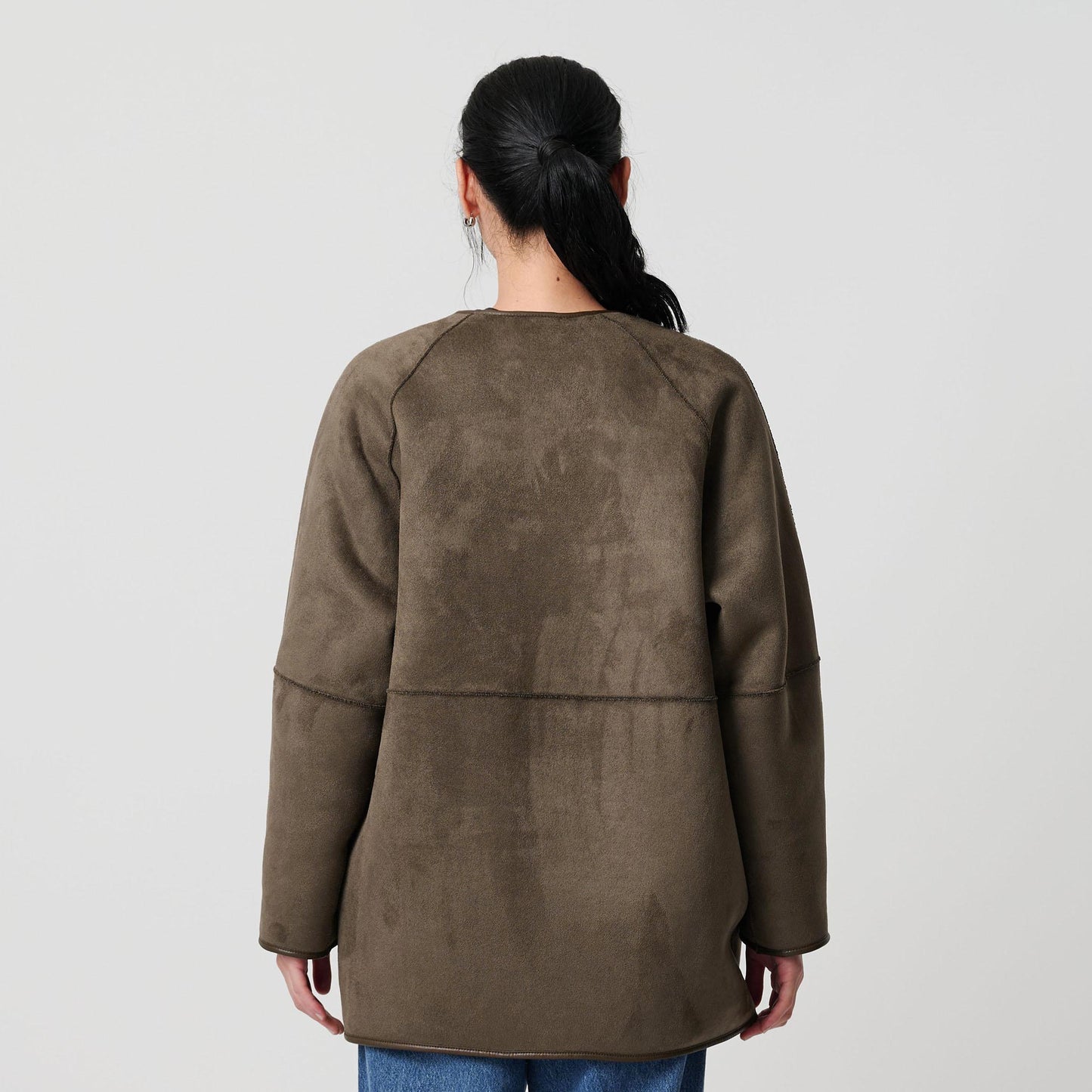 【WEB限定】ボア×フェイクムートン リバーシブルジャケット