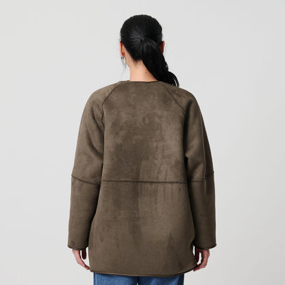 【WEB限定】ボア×フェイクムートン リバーシブルジャケット