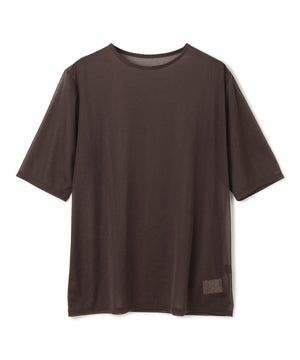 トリコットシフォン ハーフスリーブカットソー