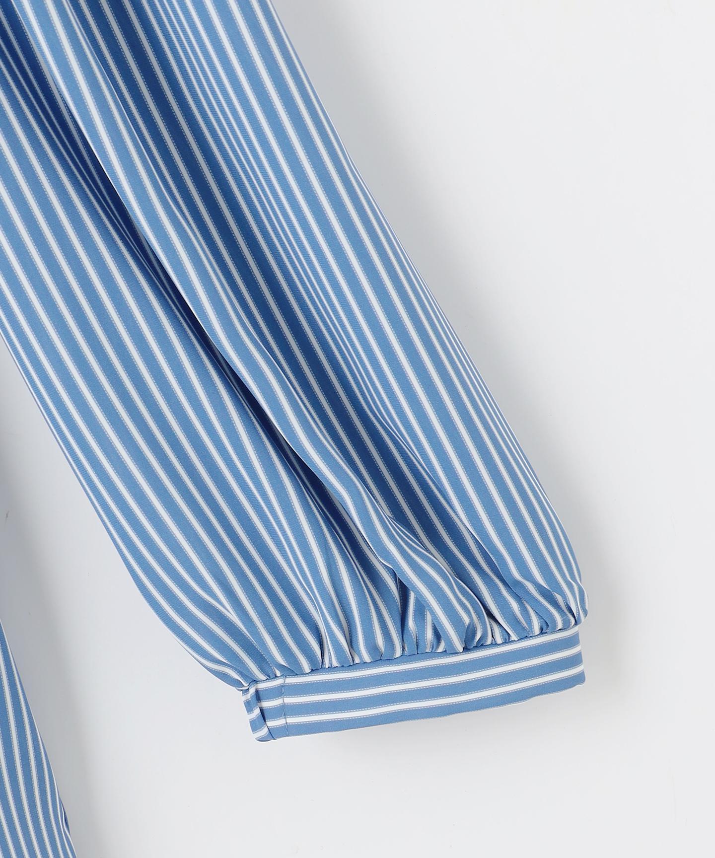 ライトデシンフリル襟 ブラウス