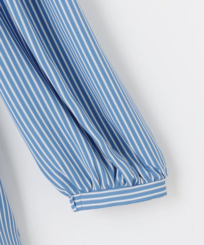 ライトデシンフリル襟 ブラウス