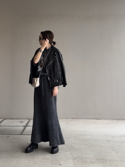 ヴィンテージウォッシュニットスカート