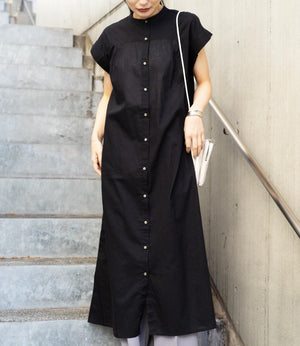 コットンロングワンピース