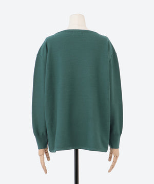 ボートカラーボリュームスリーブニット