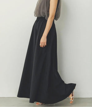 【接触冷感】ギャザーフレアスカート