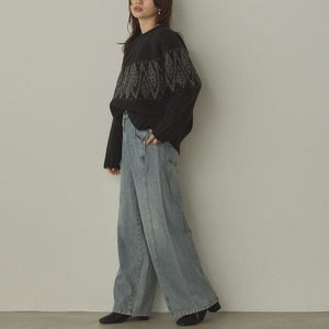 ノルディックジャガードニット