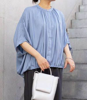 ギャザーモーフドルマンブラウス