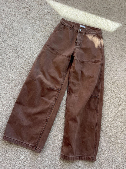 ブラウンデニムパンツ