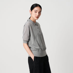 ポロショートスリーブニット ウォッシャブル