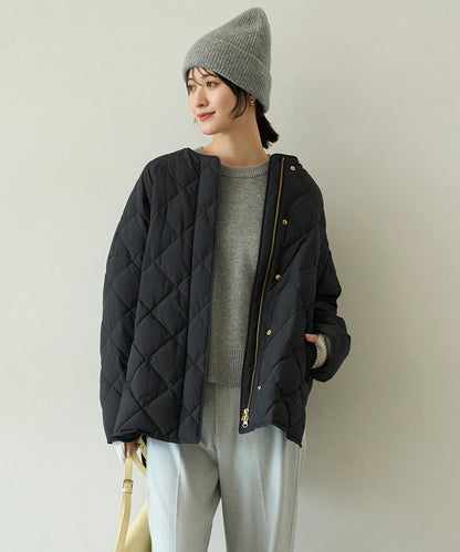 TAIONコラボ キルティングブルゾン