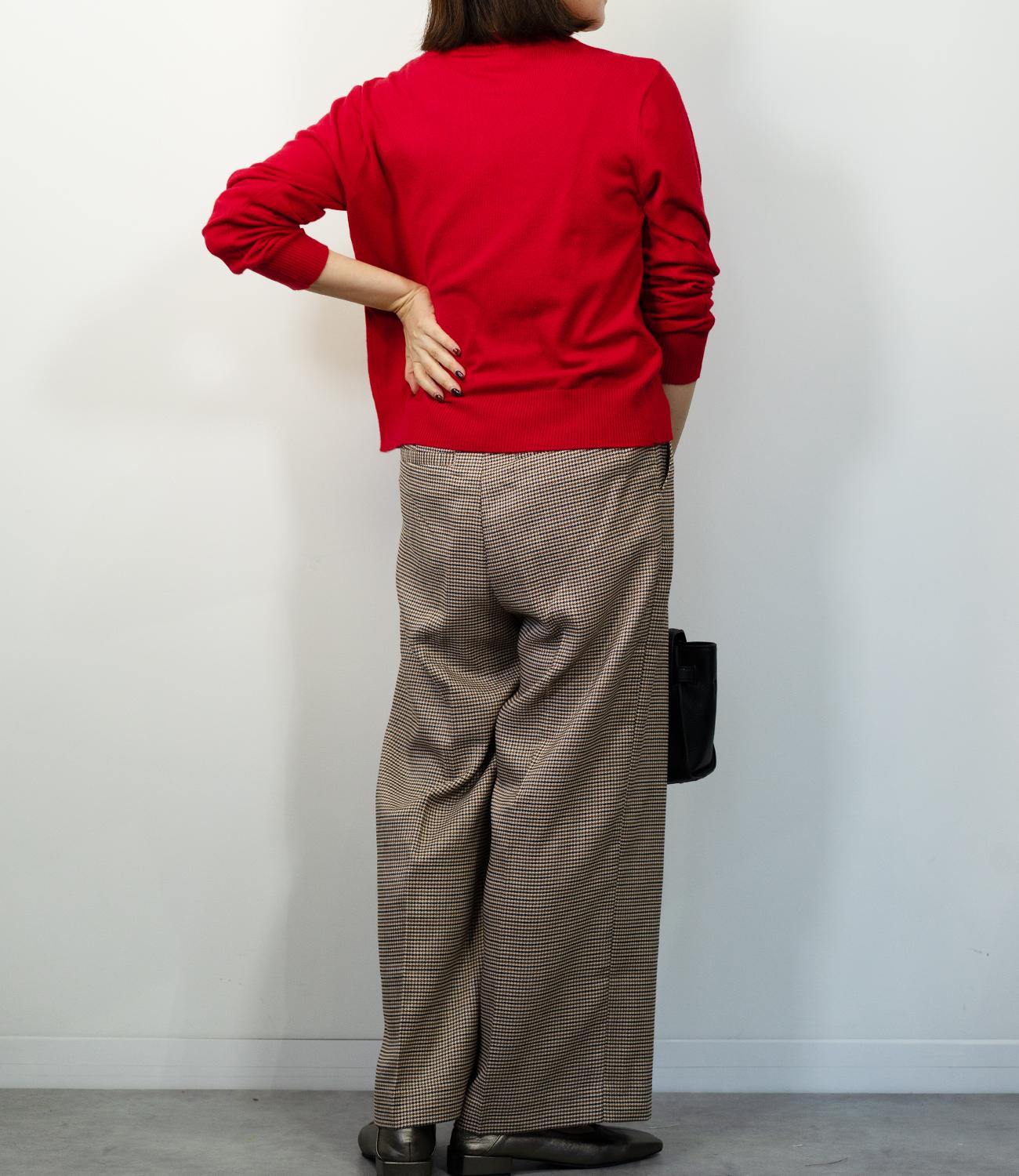 ふんわりタッチクルーネックカーディガン