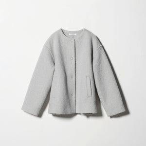 ブークレ ノーカラーブルゾン