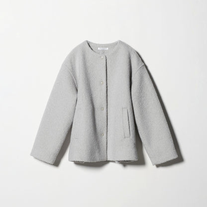 ブークレ ノーカラーブルゾン