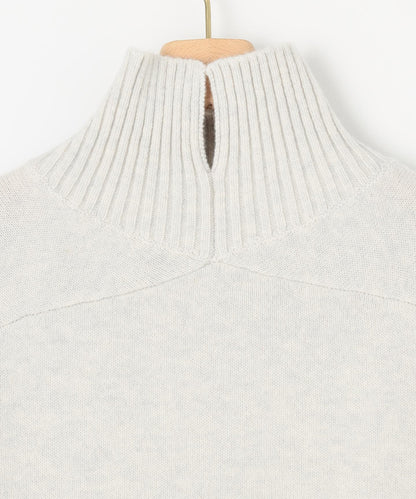 ウールカシミヤミックス ロールネック ニット