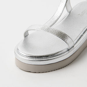 Tストラップ プラットフォーム サンダル