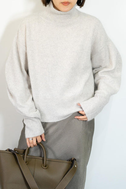 FOX混ボリュームスリーブニット