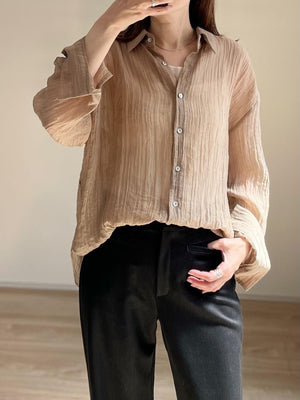 ワッシャーシアーシャツ