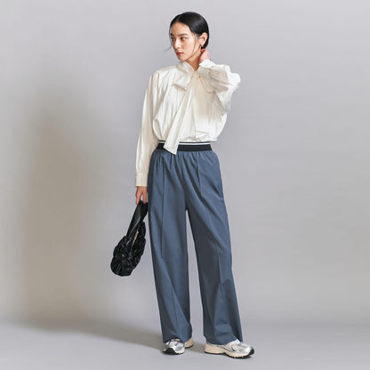 【WEB限定 Wardrobe DAILY MINIMAL】リボンタイブラウス -2WAY/ウォッシャブル-