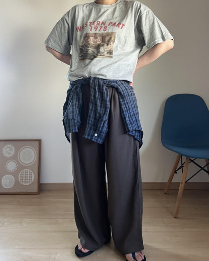 レトロCARプリントTシャツ