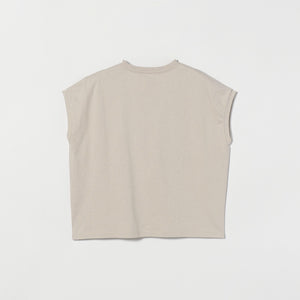 コットン ロゴプリント フレンチスリーブ Tシャツ