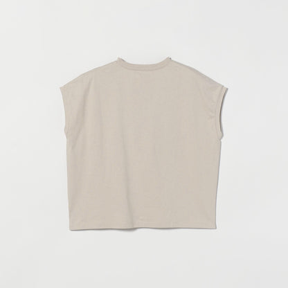 コットン ロゴプリント フレンチスリーブ Tシャツ
