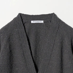 ポリエステルコットンシルク Vネックカーディガン ウォッシャブル