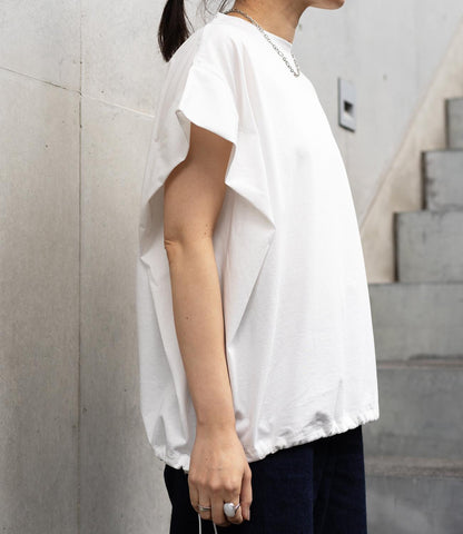 ドロストオーバーフレンチスリーブカットソー