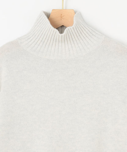 ウールカシミヤミックス ロールネック ニット