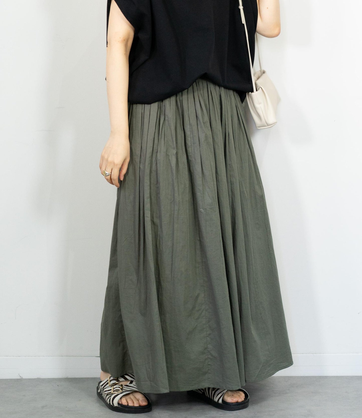 コットンギャザースカート