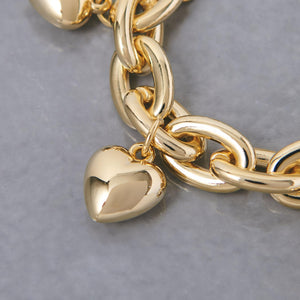 ハートチェーン ブレスレット