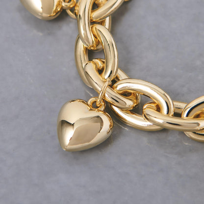 ハートチェーン ブレスレット