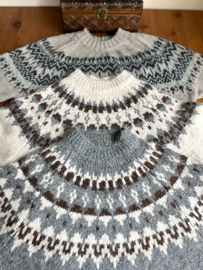 定番ノルディックニット