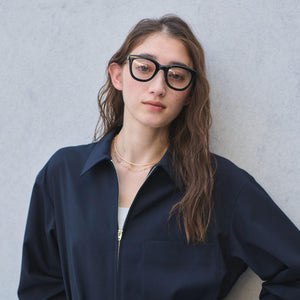 THICK ウェリントン クリア サングラス