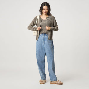 シアー フロッキー タンクトップ