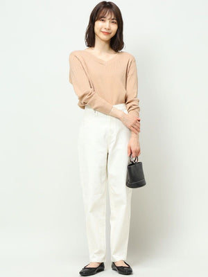 Vﾈｯｸﾜｲﾄﾞﾘﾌﾞ長袖