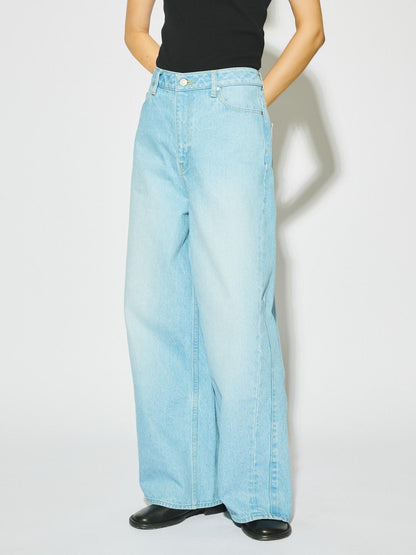 MIDIUMISOLID for Ladies バレルレッグワイドデニム