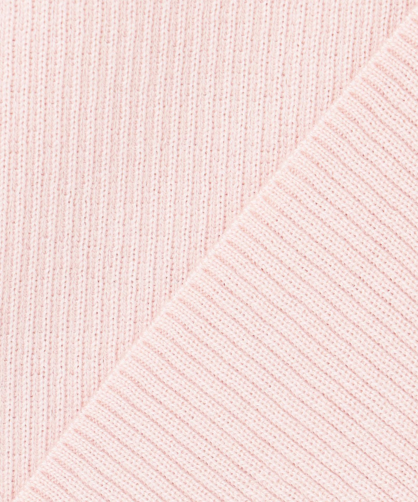 ウーステッドウール リブタートル ニット